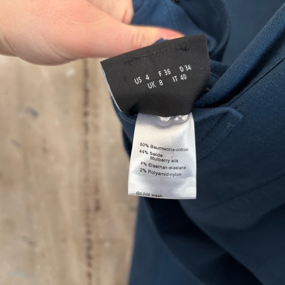 Akris Mulberry Silk Cotton Blend Crop Jacket - Picture 5 of 6